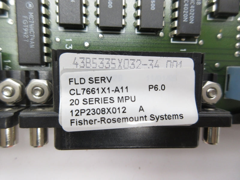 FISHER ROSEMOUNT CL7661X1-A11 12P2308X012 UNMP