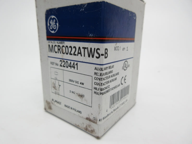 GENERAL ELECTRIC MCRC022ATWS-B 250VDC NSMP