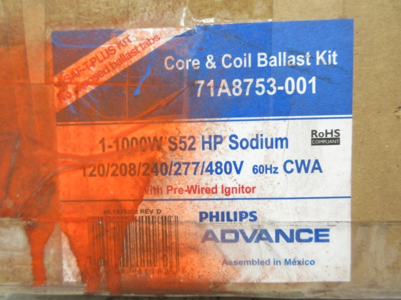 PHILIPS ADVANCE 71A8753-001 480V NSMP