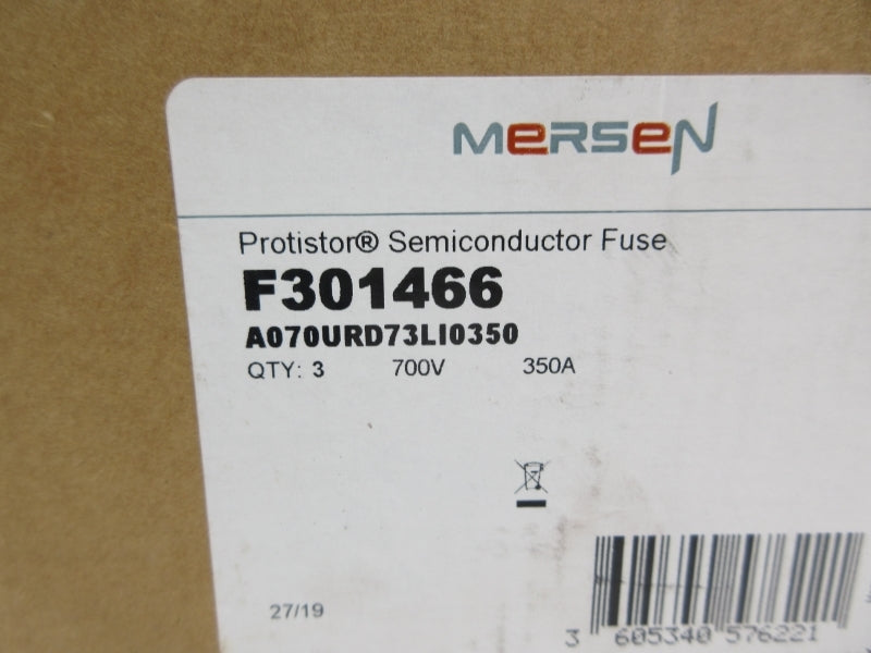 MERSEN F301466 A070URD73LI0350 700V 350A (PKG OF 3) NSMP