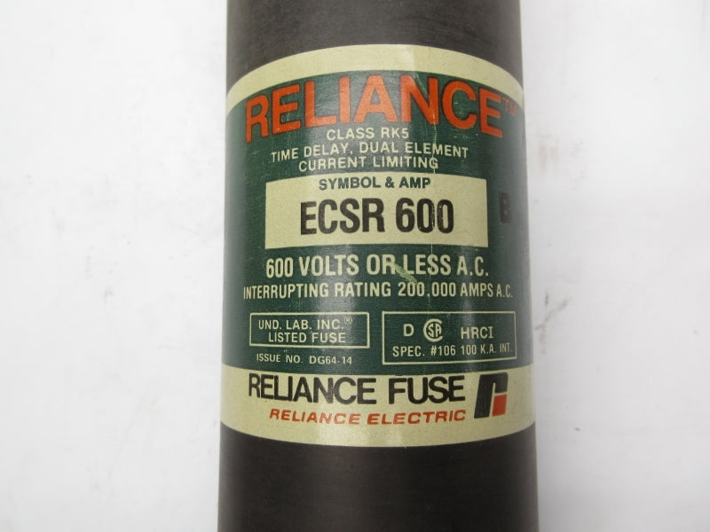 RELIANCE ELECTRIC ECSR600 600VAC 600A NSNP