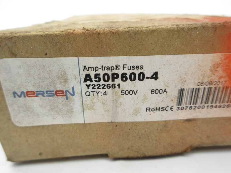 MERSEN A50P600-4 500V 600A (PKG OF 4) NSMP