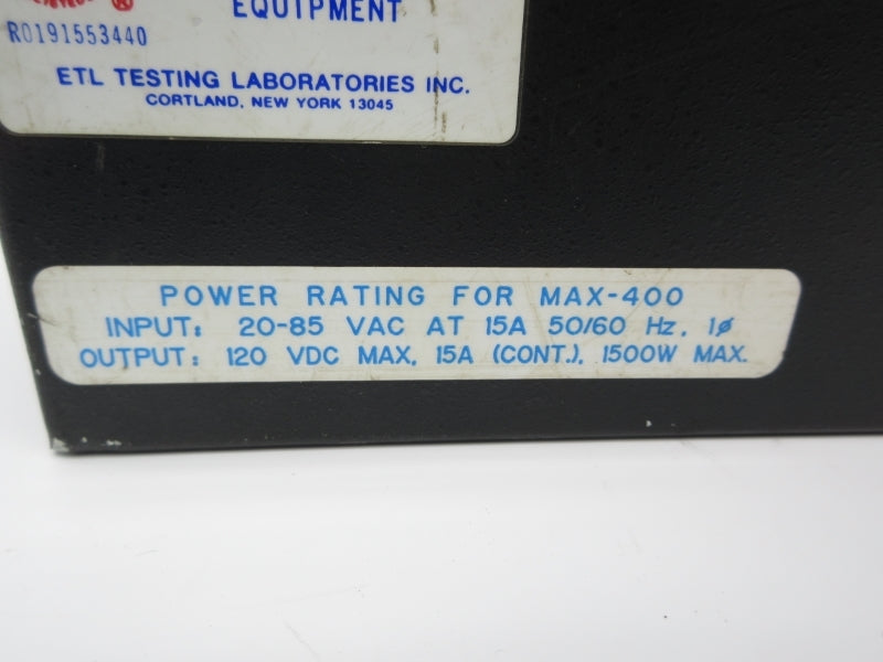 RELIANCE ELECTRIC MAX-400 20-85VAC 15A NSNP
