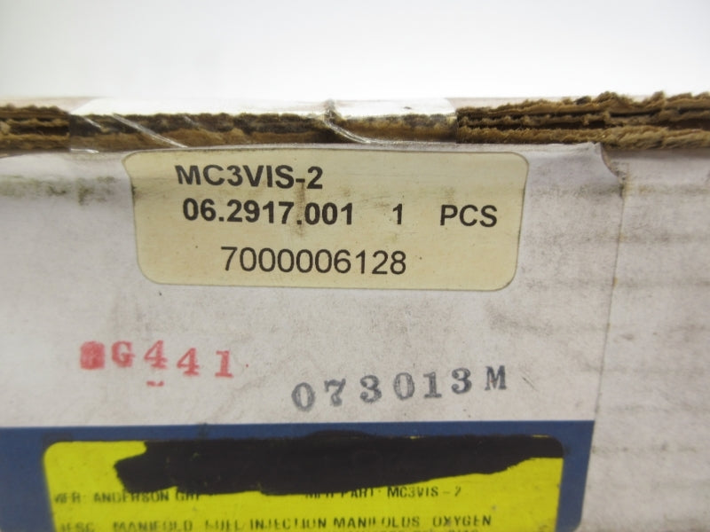 ANDERSON GREENWOOD MC3VIS-2 6000PSI NSMP