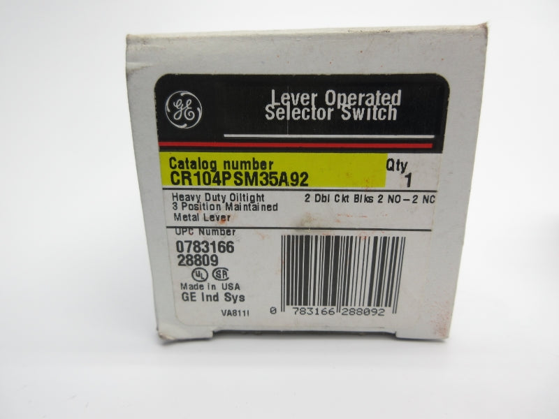 GENERAL ELECTRIC CR104PSM35A92 NSMP