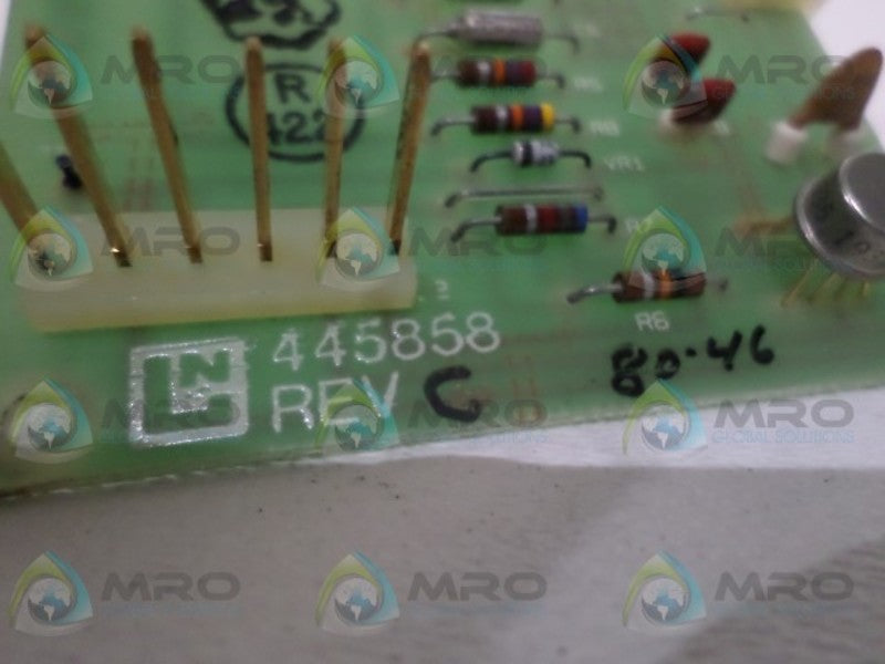 LEEDS NORTHRUP 445858 CIRCUIT BOARD  NSNP