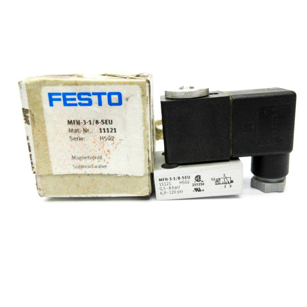 FESTO MFH-3-1/8-SEU 11121 6.9-120PSI NSMP