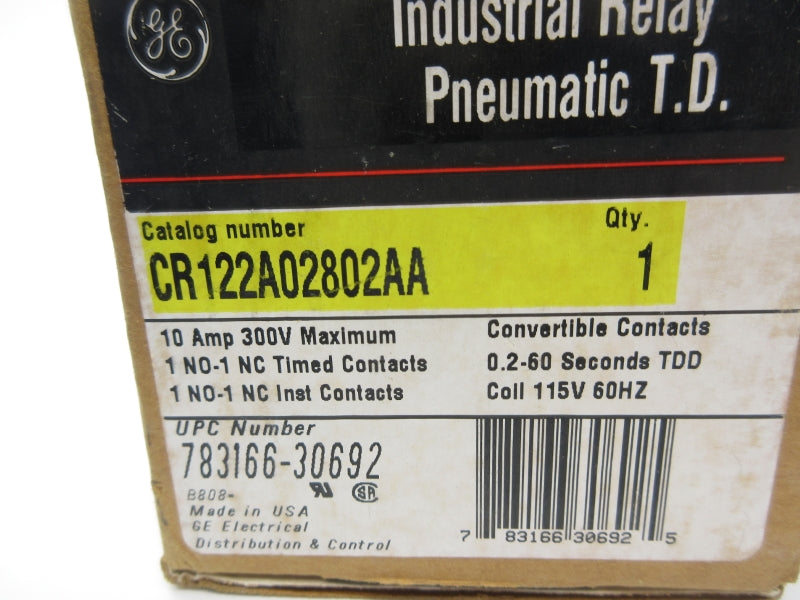 GENERAL ELECTRIC CR122A02802AA 300V 10A NSMP