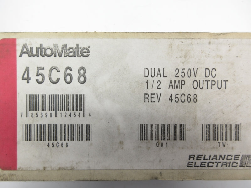 RELIANCE ELECTRIC 45C68 250VDC 1/2A NSMP