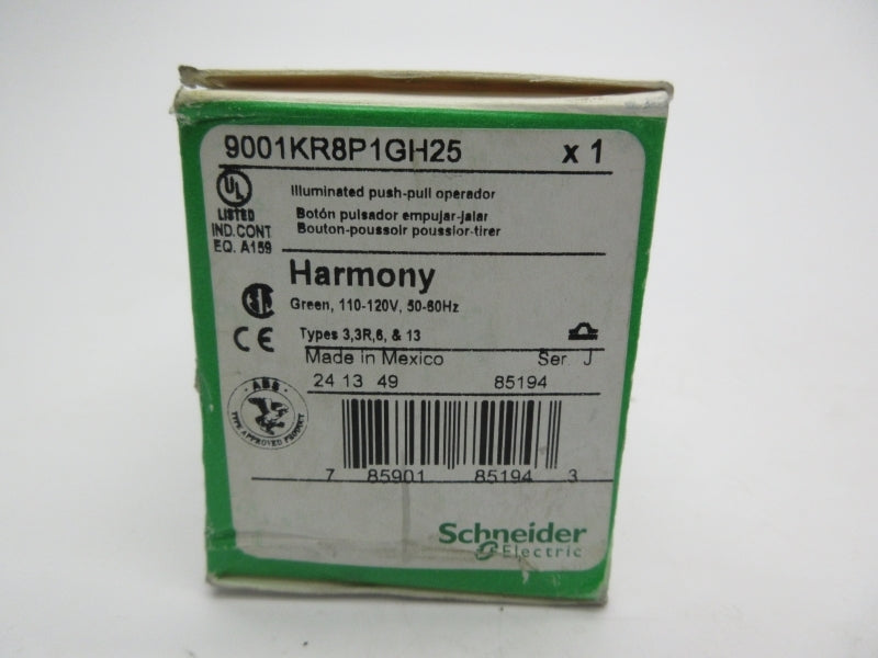 SCHNEIDER ELECTRIC 9001KR8P1GH25 SER. J 110-120V NSMP