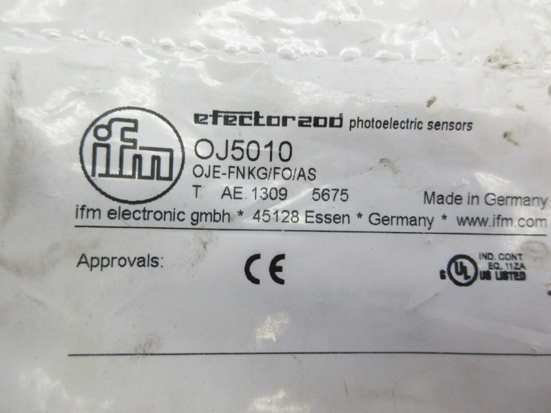 IFM EFECTOR OJE-FNKG/FO/AS OJ5010 10-30VDC NSMP