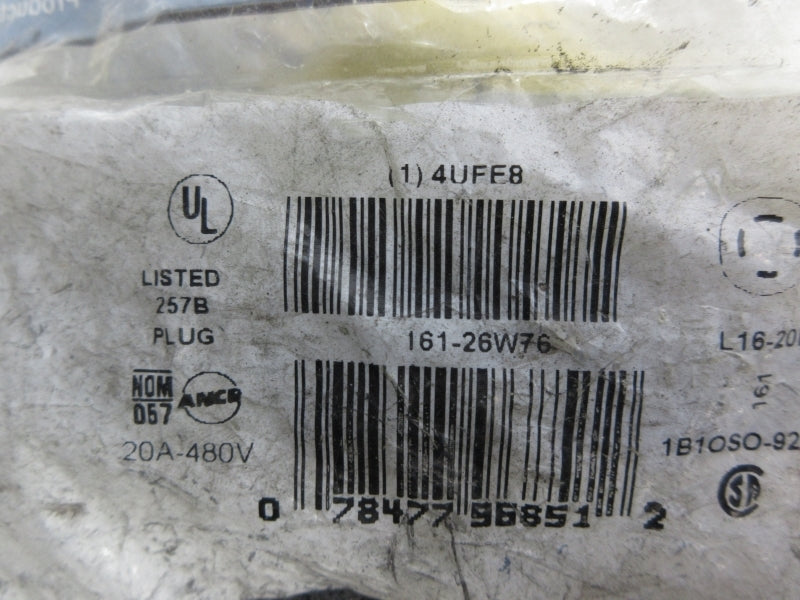 LEVITON 161-26W76 4UFE8 480V 20A NSMP