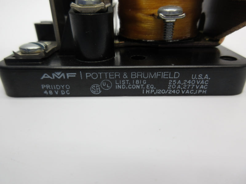 POTTER&BRUMFIELD PR11DY0 48VDC 20A NSNP