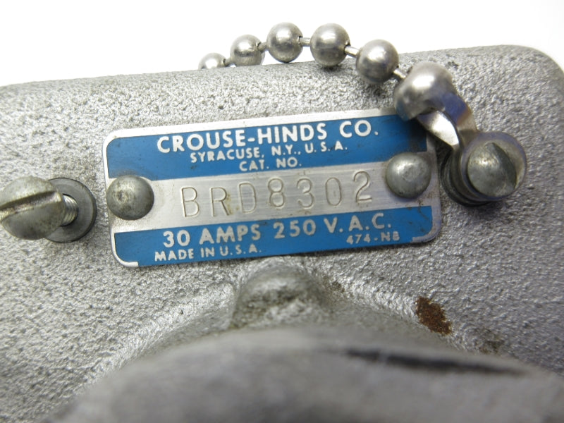 CROUSE HINDS BRD8302 250VAC 30A NSNP