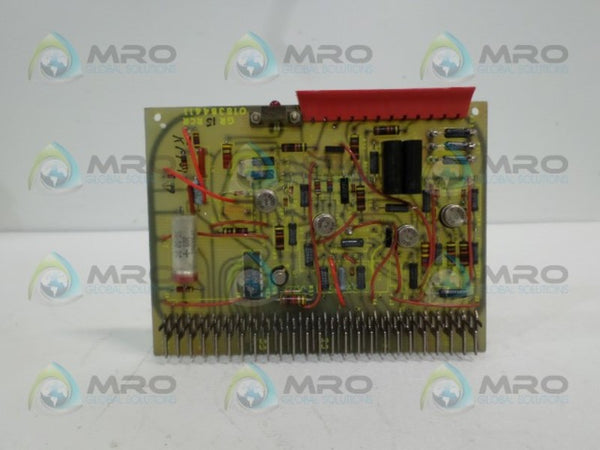 GENERAL ELECTRIC 0183B4411 CIRCUIT BOARD  UNMP
