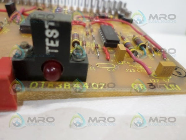 GENERAL ELECTRIC 0183B4407 CIRCUIT BOARD  UNMP