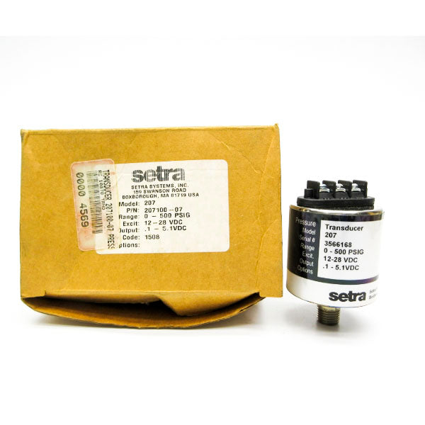 SETRA 207 207100-07 12-28VDC 0-500PSI NSMP