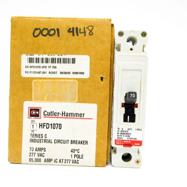 CUTLER HAMMER HFD1070 SER. C 277VAC 70A NSMP