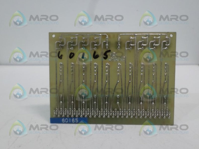 GENERAL ELECTRIC 0207A2500 CONTROL BOARD ASSEMBLY  UNMP