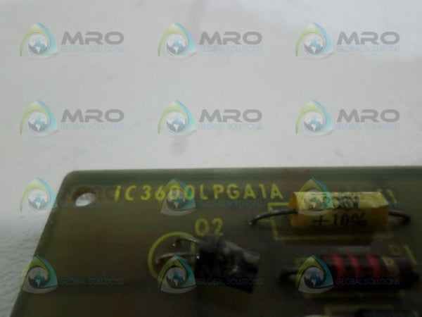 GENERAL ELECTRIC IC3600LPGA1A CIRCUIT BOARD  UNMP