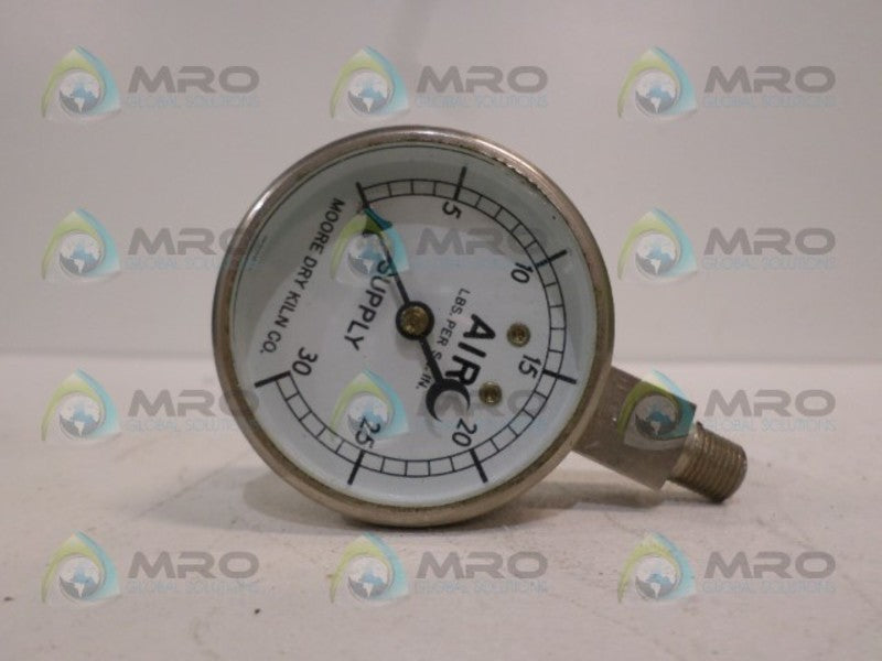 MOORE DRY KILN 16906-1 PRESSURE GAUGE 0-30PSI  UNMP