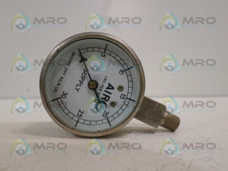 MOORE DRY KILN 16906-1 PRESSURE GAUGE 0-30PSI  UNMP