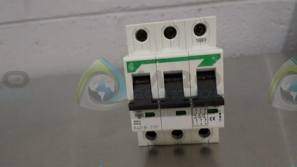 FAZ-3-D20 CIRCUIT BREAKER  UNMP