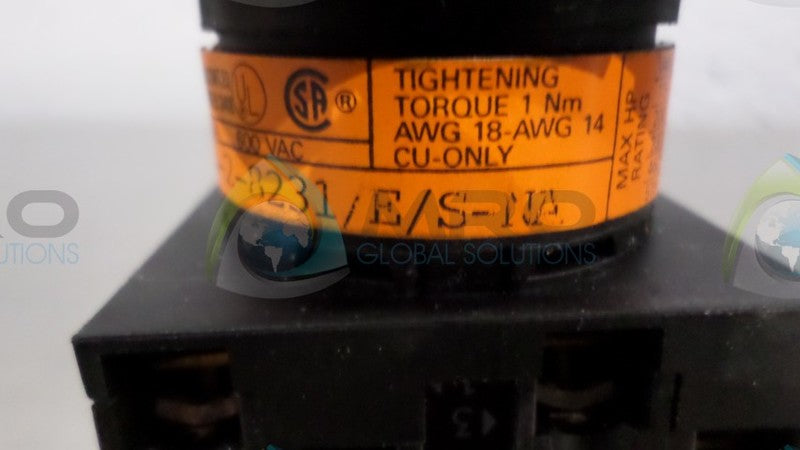 MOELLER T0-2-8231/E/S-NA KEY SWITCH  NSNP