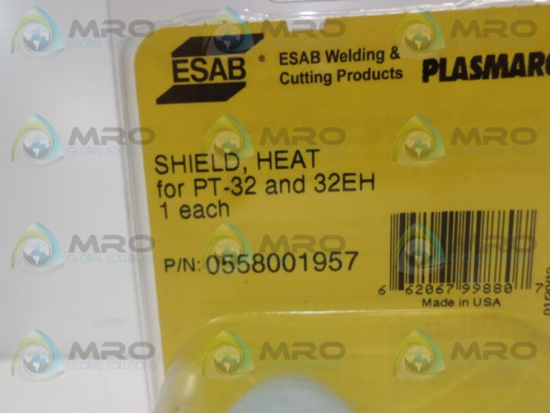 ESAB 0558001957 HEAT SHIELD * NEW IN ORIGINAL PACKAGE *