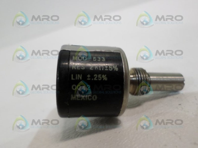 SPECTROL 533 PRECISION POTENTIOMETER 2K OHMS  NSNP