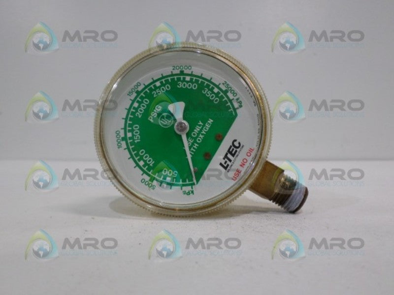 L TEC 999446 PRESSURE GAUGE 30000KPA 0-4000PSIG  NSNP