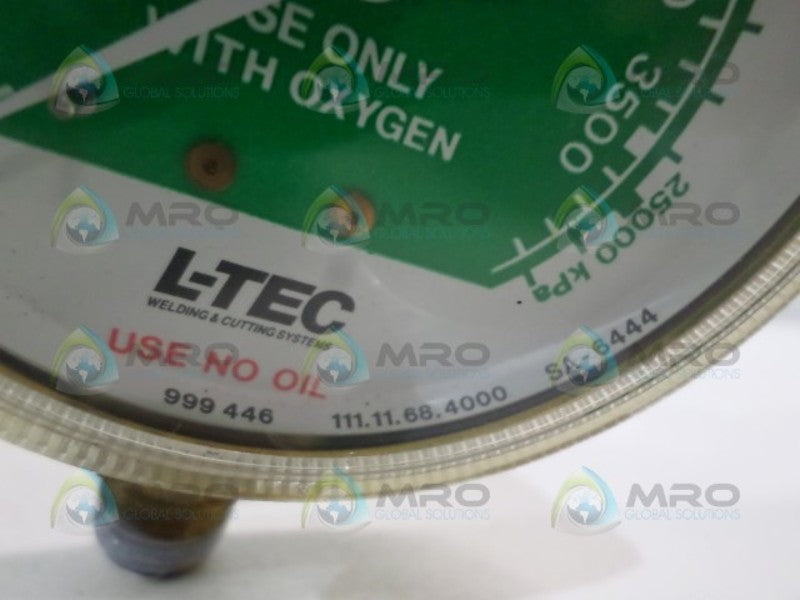 L TEC 999446 PRESSURE GAUGE 30000KPA 0-4000PSIG  NSNP