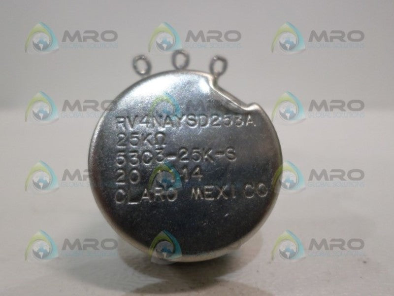 CLAROSTAT RV4NAYSD253A POTENTIOMETER  NSNP