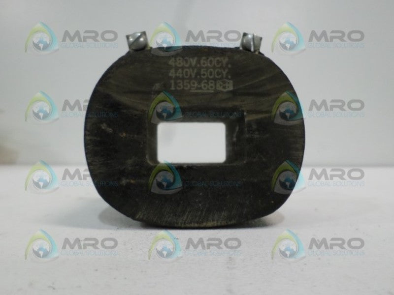 CUTLER HAMMER 1359-68 COIL 440/480V  UNMP