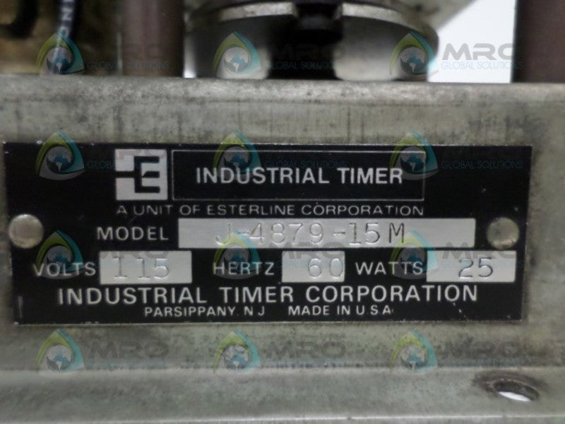 INDUSTRIAL MRO J-4879-15M INDUSTRIAL TIMER 115V *USED*
