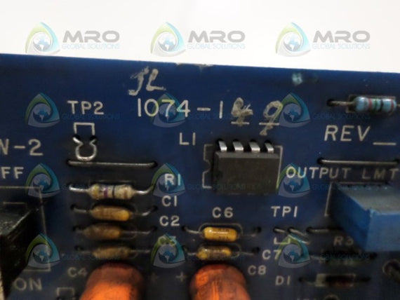 CONTROL TECHNIQUES 1074-1 POWER SUPPLY BOARD * USED *