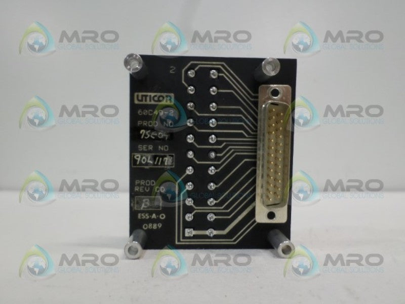 UTICOR 60C49-2 CIRCUIT BOARD  NSNP