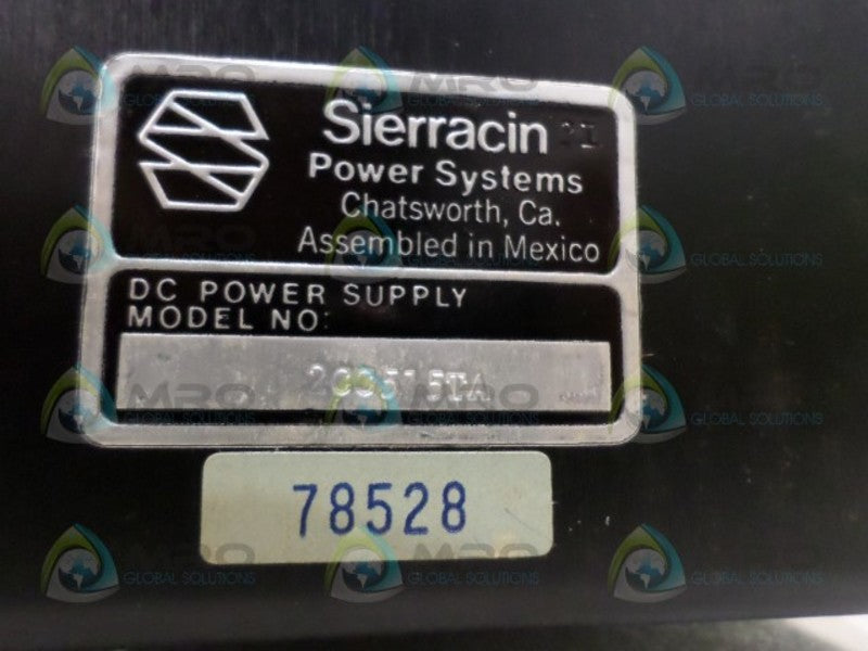 SIERROCIN POWER SYSTEMS 2CC515TA POWER SUPPLY  NSNP