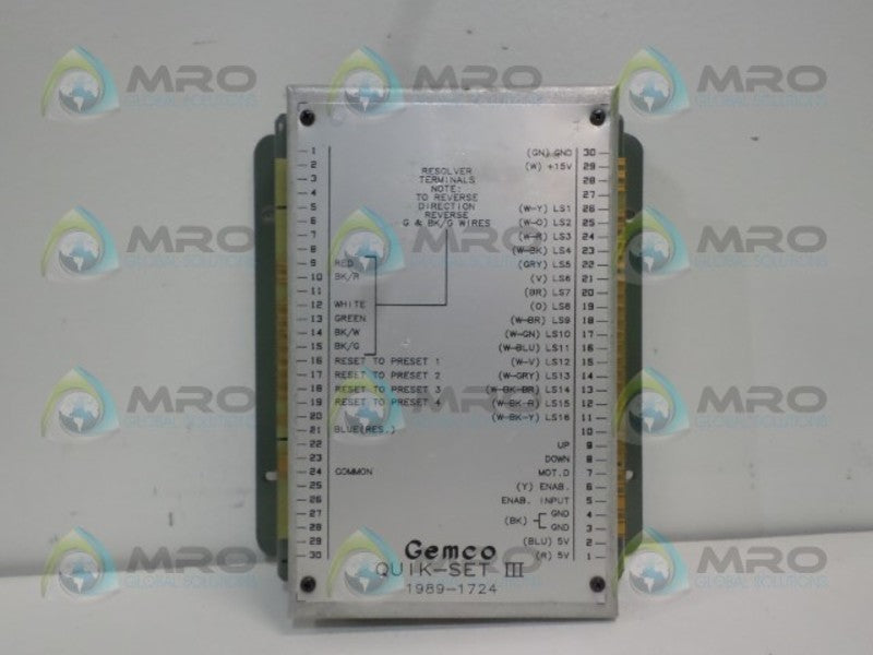 AMETEK 1989-CA-1724 PROGRAMMABLE LIMIT SWITCH  UNMP