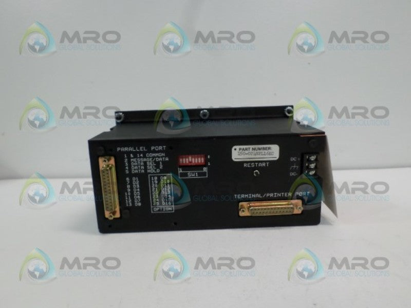 UNTICOR 150-024N2L16EC OPERATOR INTERFACE DISPLAY UNIT  NSNP