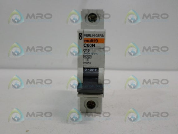 MERLIN GERIN 25803 CIRCUIT BREAKER 16A  UNMP