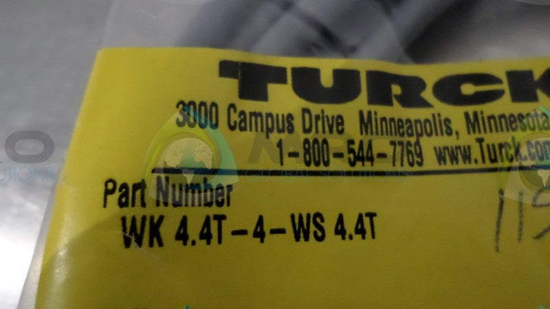 TURCK WK4.4T-4-WS-4.4T * NEW IN FACTORY BAG *