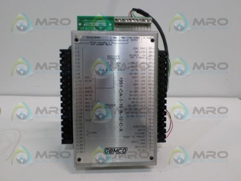 AMETEK 1991-CA-1-16-R-12-C-X  NSNP
