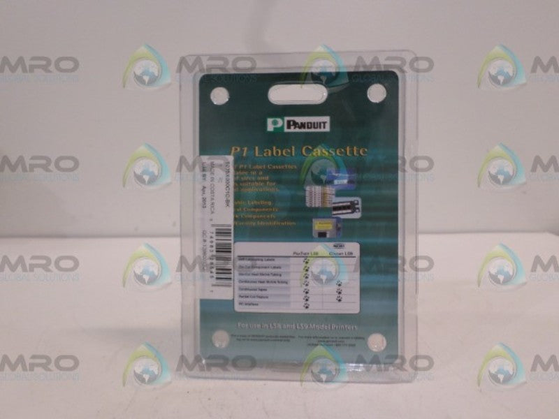 PANDUIT T075X000C1C-BK LABEL CASSETTE *NEW IN ORIGINAL PACKAGE*