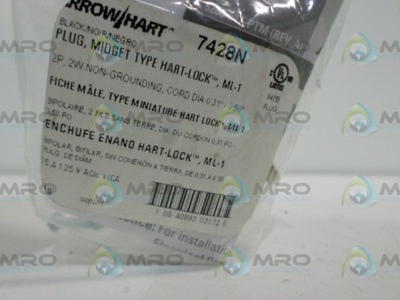 ARROW HART 7428N PLUG MIDGET  NSMP