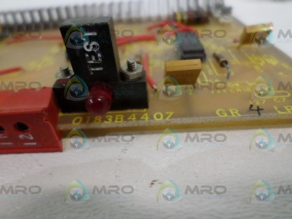 GENERAL ELECTRIC 0183B4407 CIRCUIT BOARD  NSNP