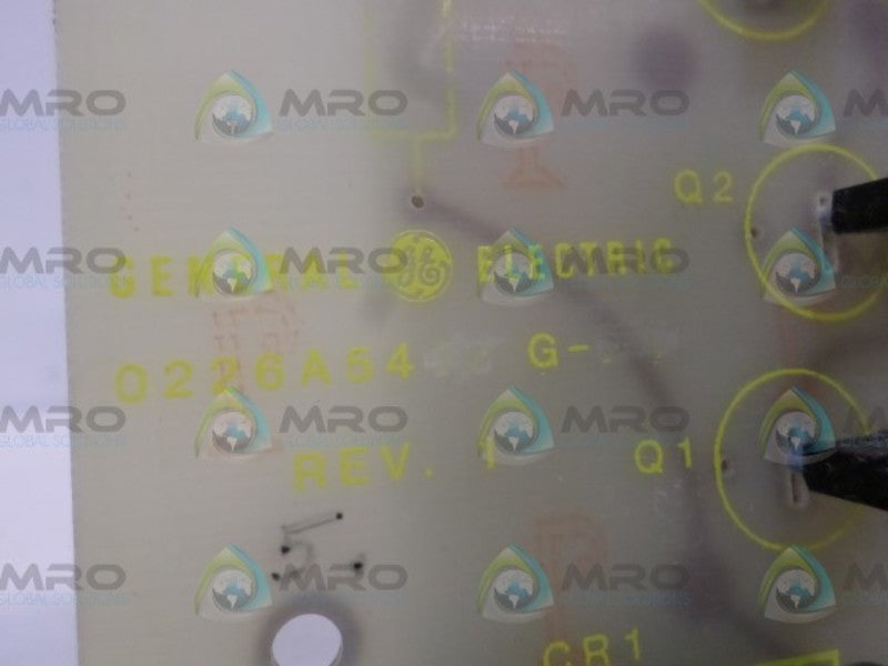 GENERAL ELECTRIC 0226A54G CIRCUIT BOARD  NSNP