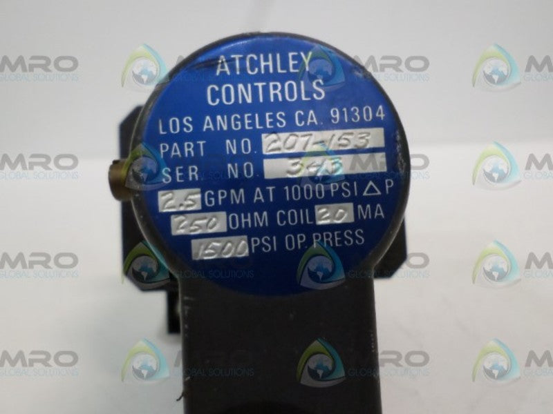 ATCHLEY CONTROLS 207-153 NSNP