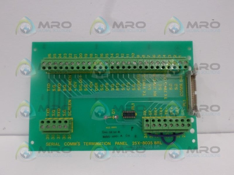 CONVERTEAM 25X-8035BRL COOMMS TERMINATION PANEL  UNMP