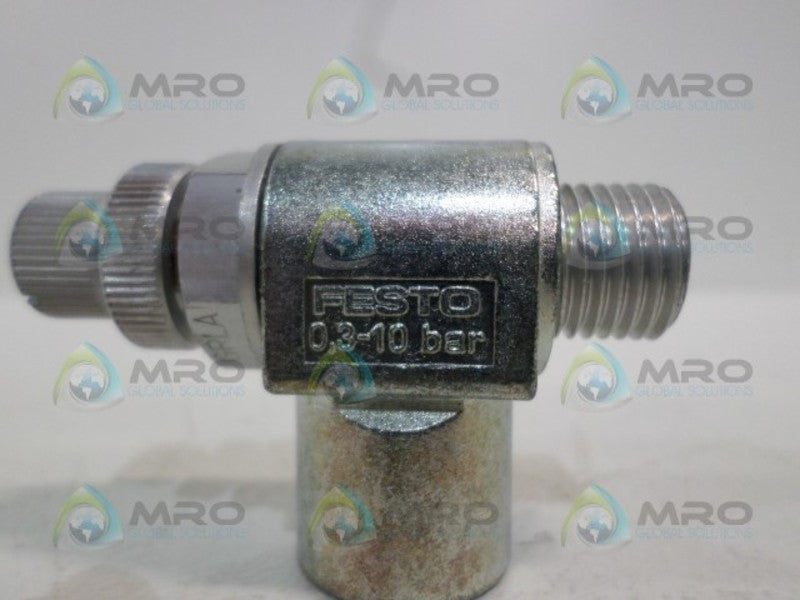 FESTO 0,3-10 FLOW CONTROL VALVE  NSNP